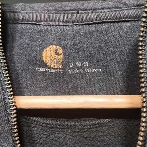 Carhartt Charcoal Full-Zip Sweatshirt